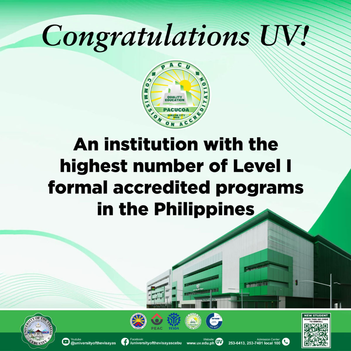 PACUCOA Recognizes UV for Accreditation Milestones and Autonom