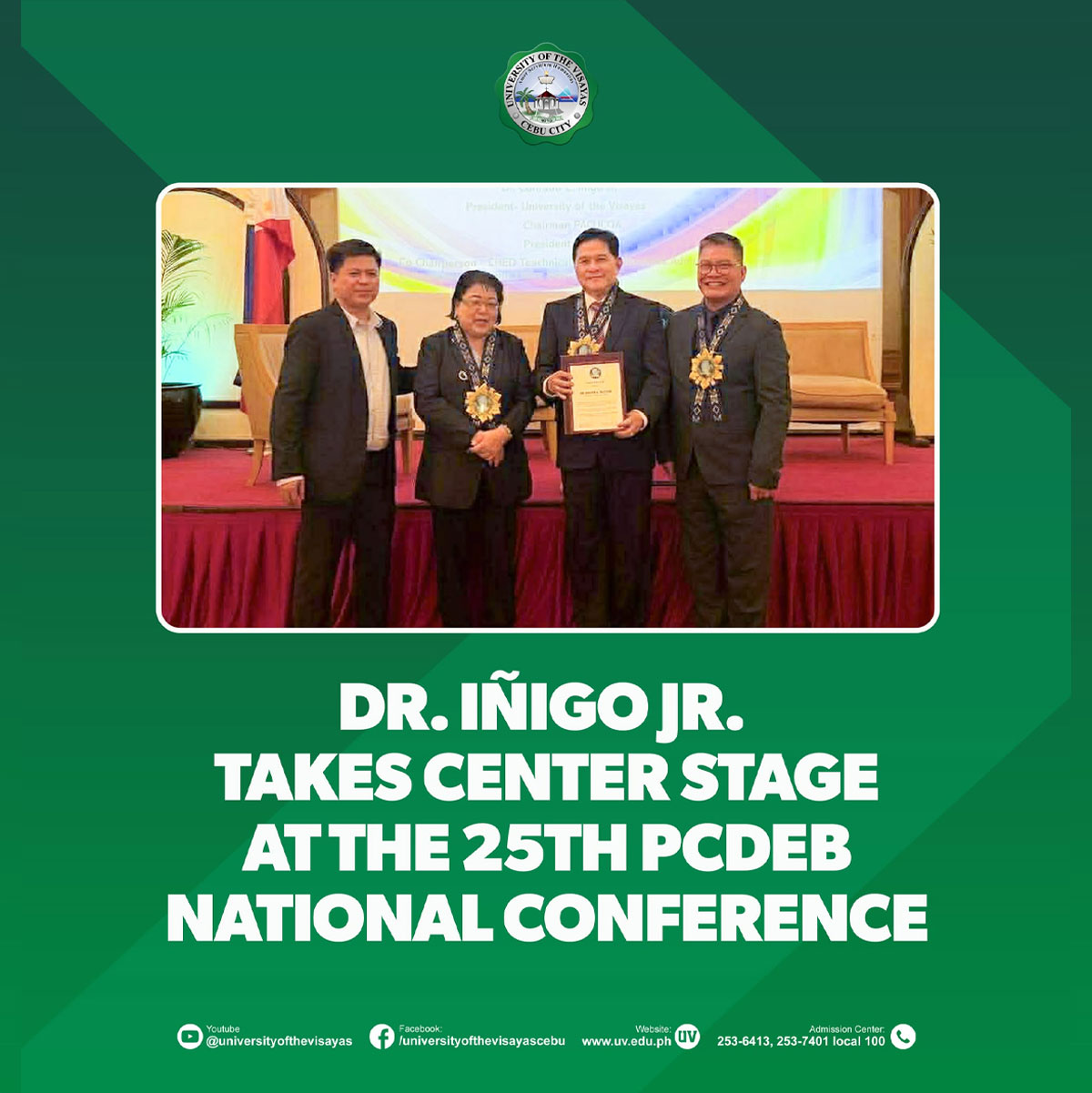 Dr. Iñigo Jr. Highlights Leadership at 25th PCDEB National Conference