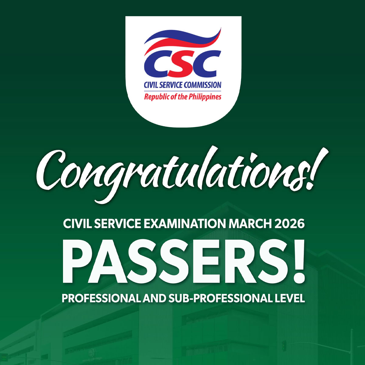 UV Celebrates 63 Visayanian Passers in March 2026 Civil Service Examination