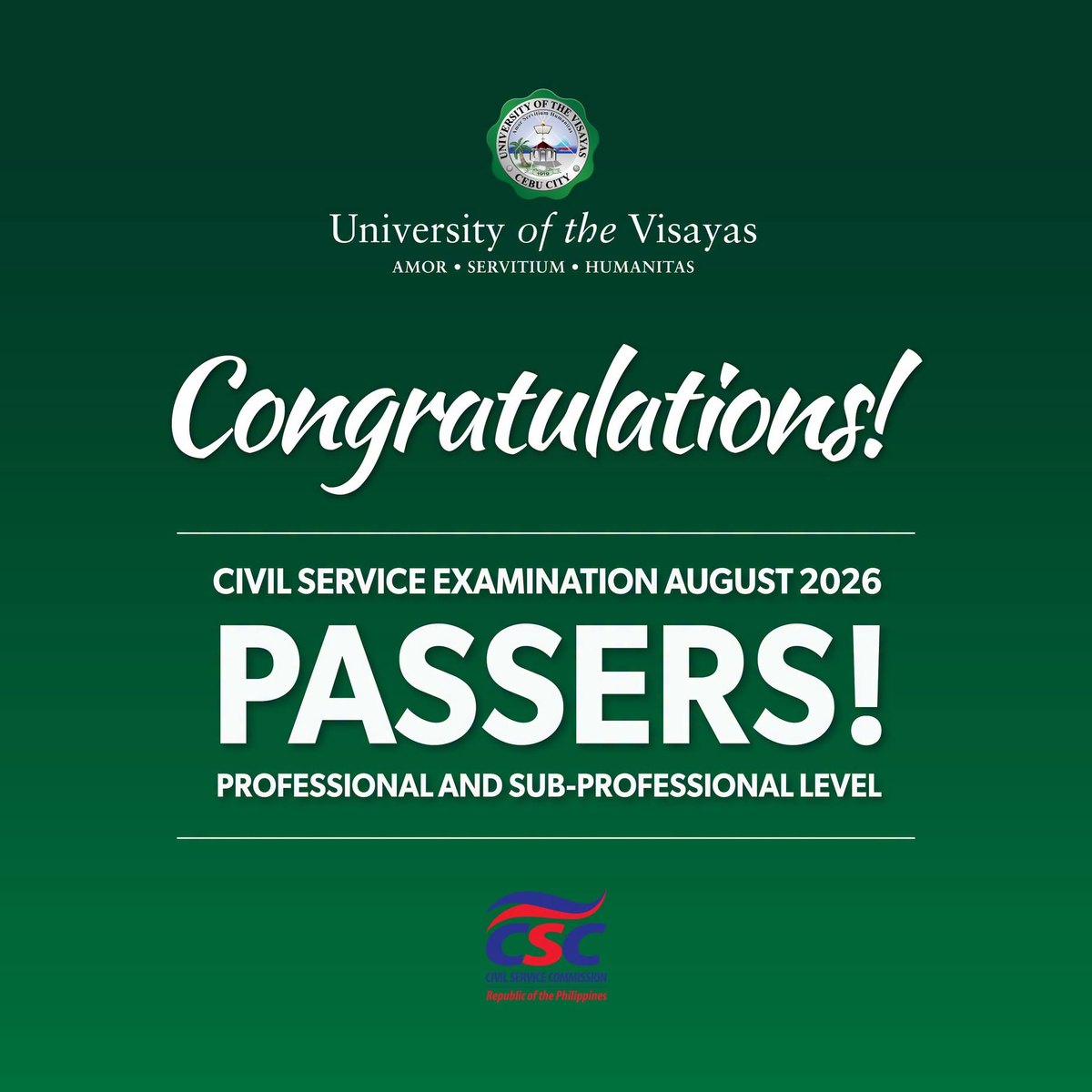 23 Visayanians Pass August 2026 Civil Service Exam