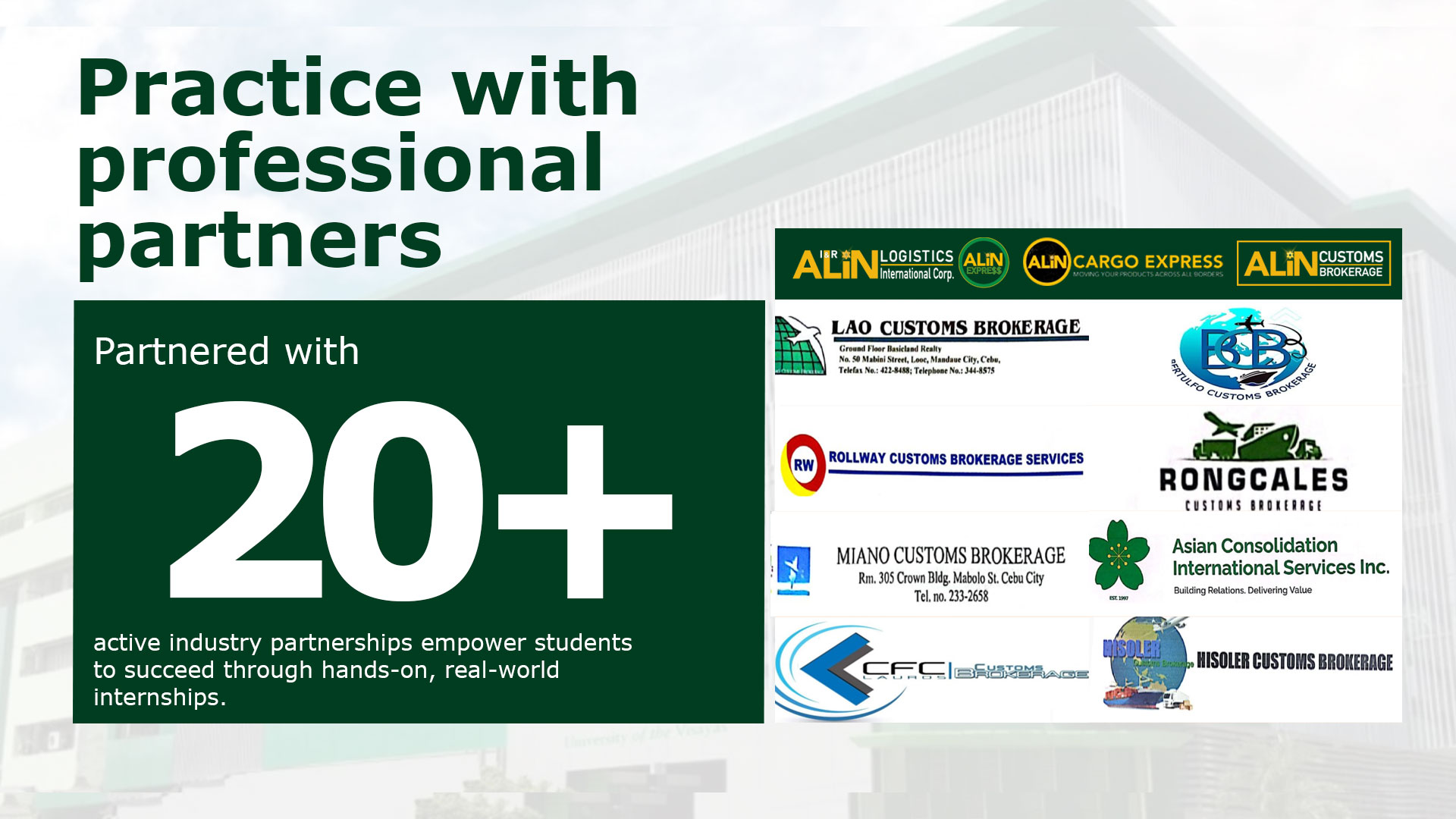 Bachelor of Science in Customs Administration