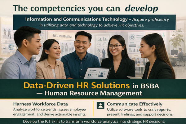 BSBA, major in Human Resource Management