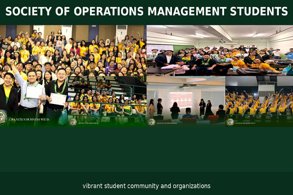 BSBA, major in Operations Management