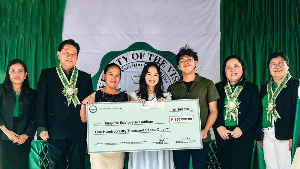 UV Rewards LEPT Topnotcher with ₱150,000 Cash Incentive