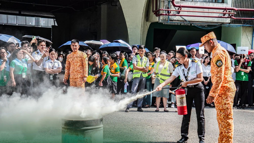 UV Conducts Fire Safety Drill